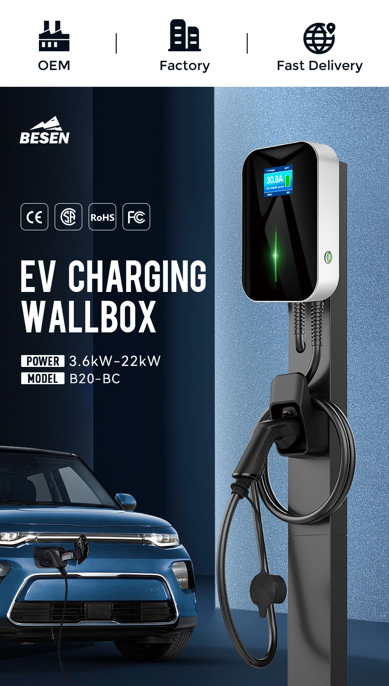 Besen Electric Car Charging Station with Type 2 Plug