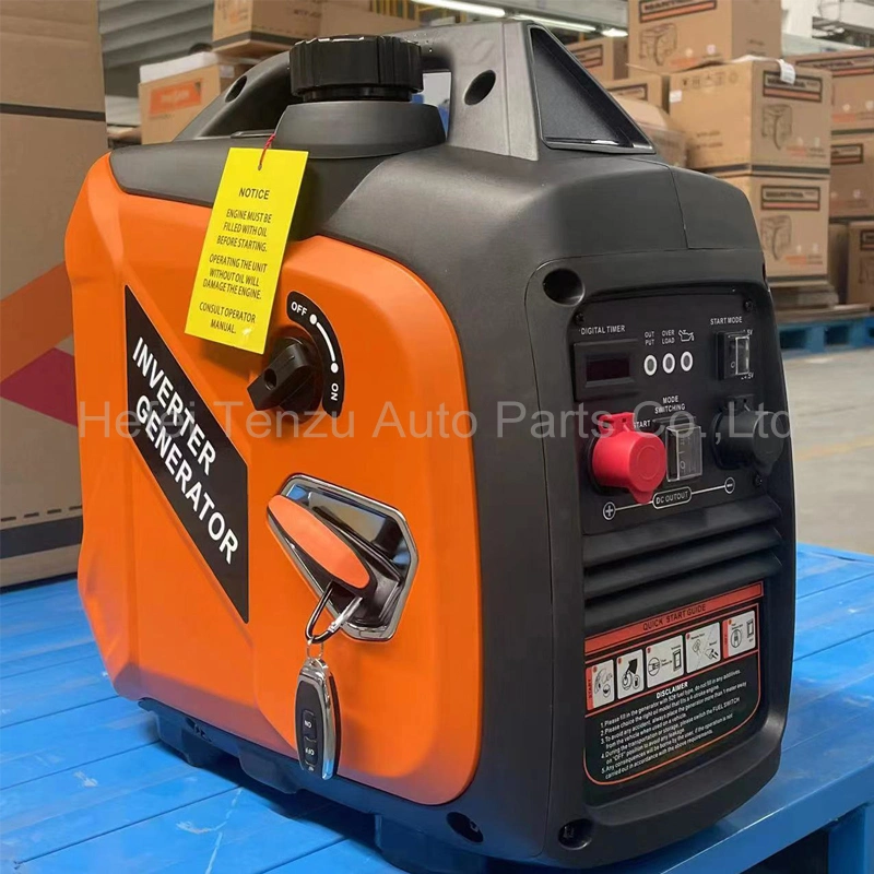 1.8kw 24V DC Portable Super Silent Gasoline Electric Generator for Truck Bed Food Van Semi Trailer RV Motorhome Camping